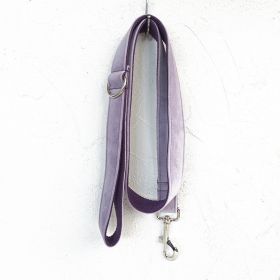 MUTTCO drawstring traction belt set (Option: Light purple Leash-M)